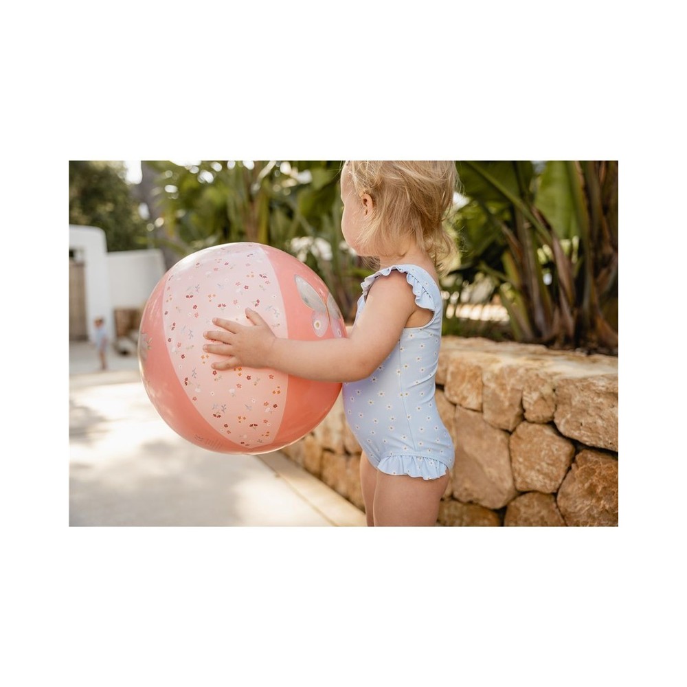 PELOTA DE PLAYA 35CM ROSA
