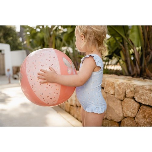 PELOTA DE PLAYA 35CM ROSA