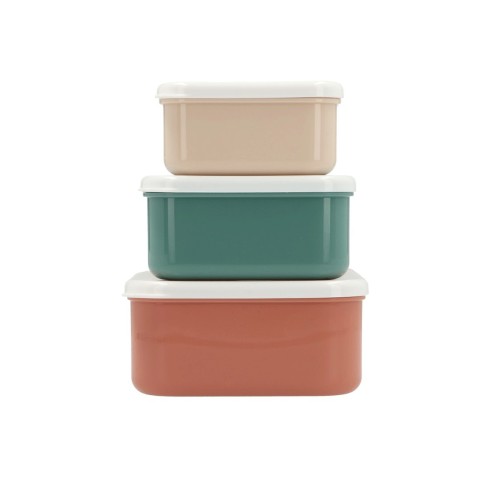 3 CAJAS ALMUERZO GEOMETRIC
