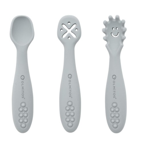 SET CUBIERTOS APRENDIZAJE GRIS