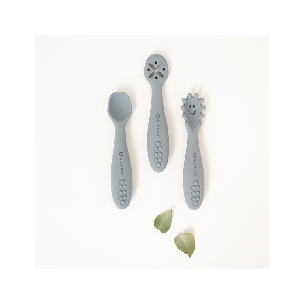 SET CUBIERTOS APRENDIZAJE GRIS