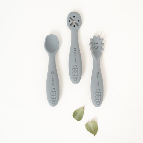 SET CUBIERTOS APRENDIZAJE GRIS