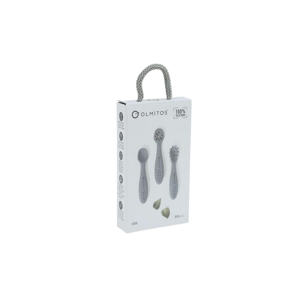 SET CUBIERTOS APRENDIZAJE GRIS