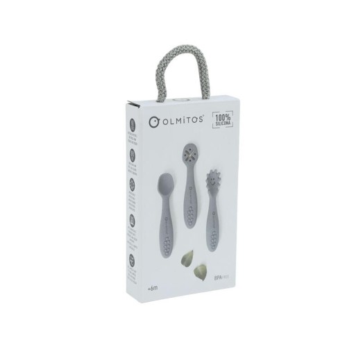 SET CUBIERTOS APRENDIZAJE GRIS