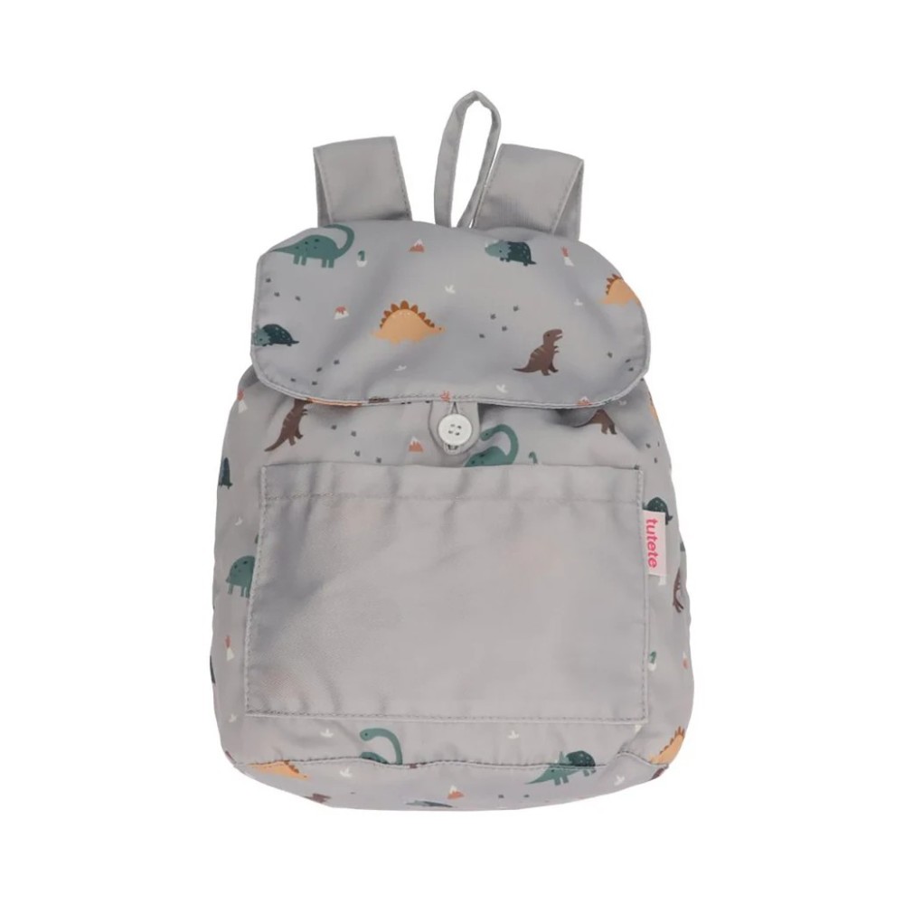 MOCHILA PEQ TELA GRIS