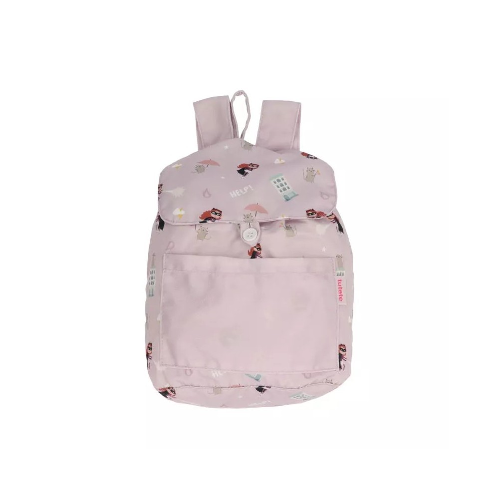 MOCHILA PEQ TELA LAVANDA
