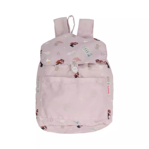 MOCHILA PEQ TELA LAVANDA