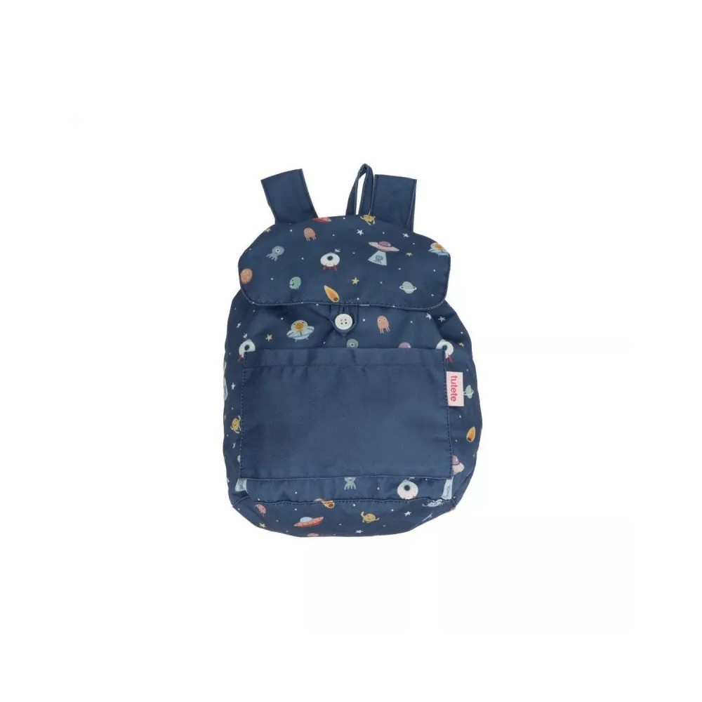 MOCHILA PEQ TELA AZUL C