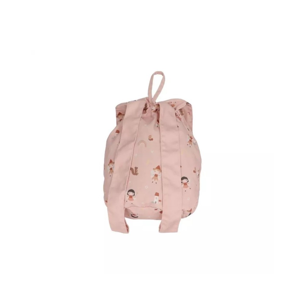 MOCHILA PEQ TELA ROSA