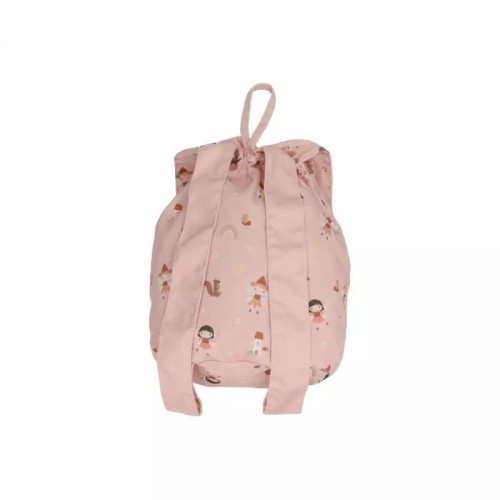 MOCHILA PEQ TELA ROSA