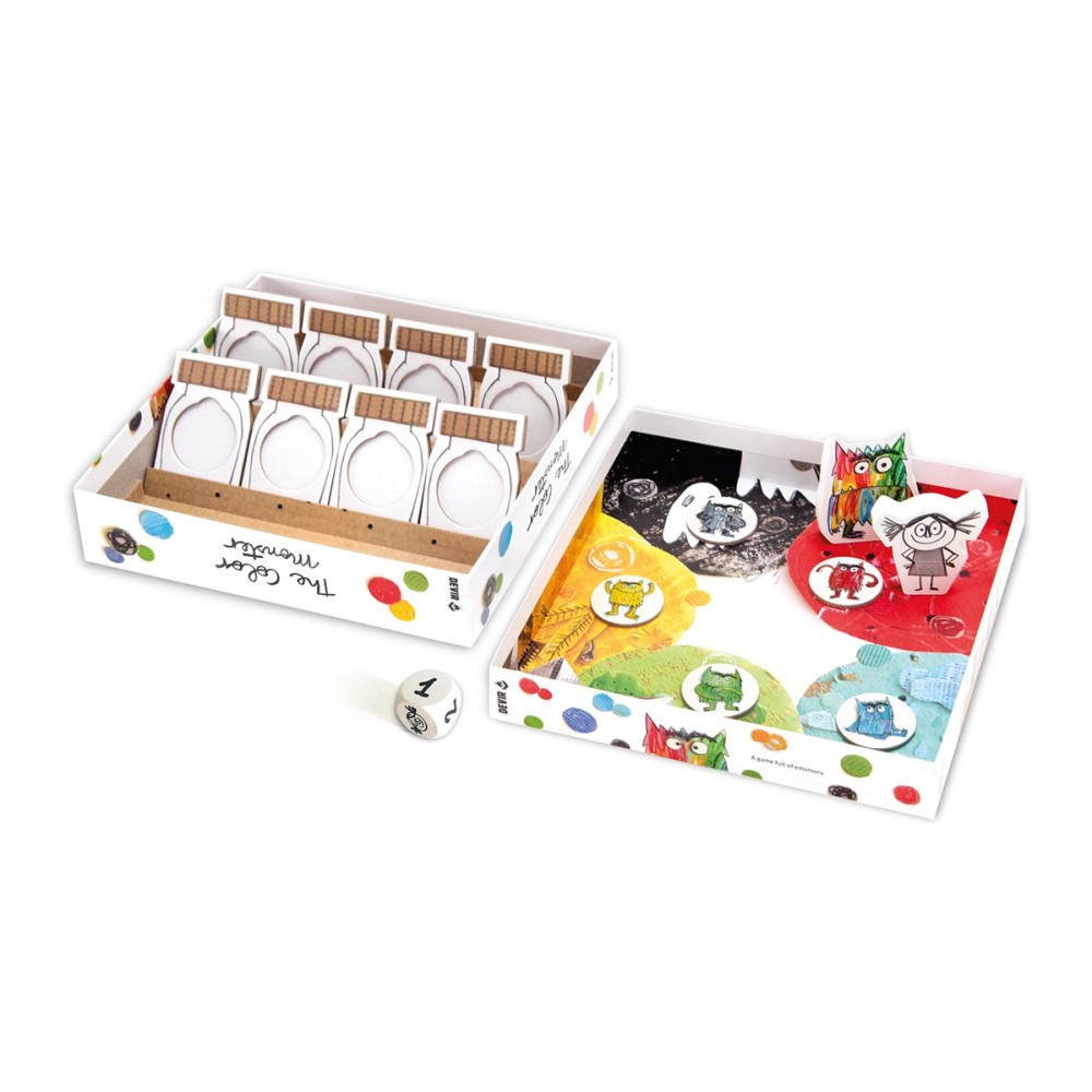 JUEGO  MESA MOSTRUOS COLORES V UN 2