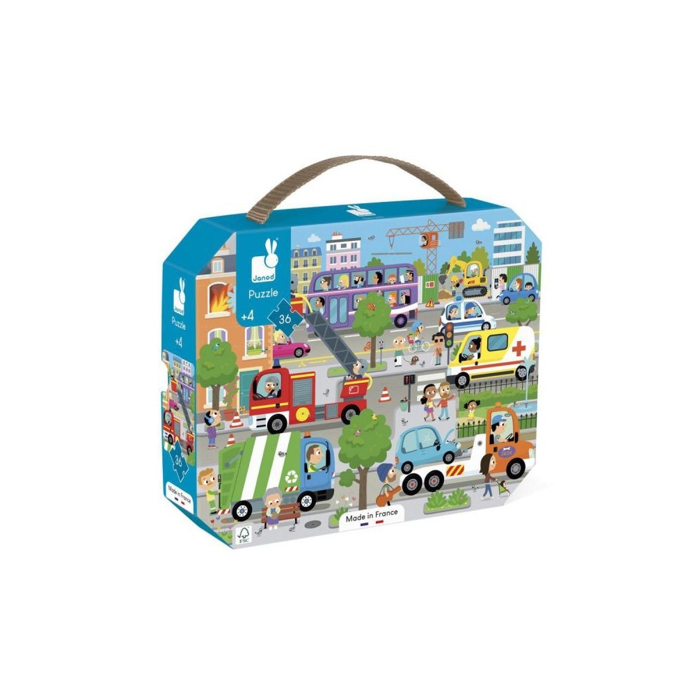 PUZLE CIUDAD 36 PCS UN