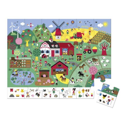 PUZLE DE OBSERVACION-LA GRANJA