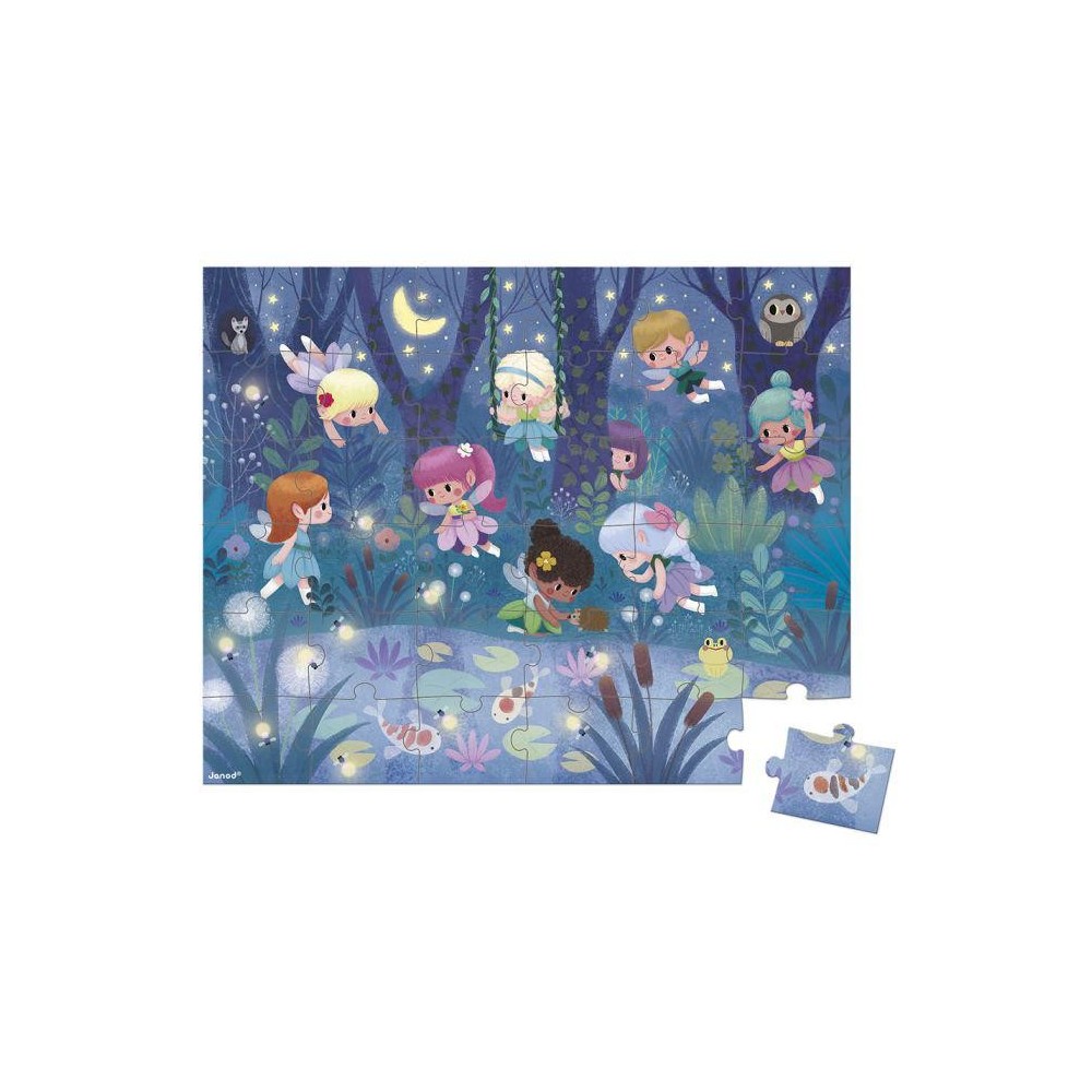 PUZLE HADAS Y NENUFARES 36 PCS