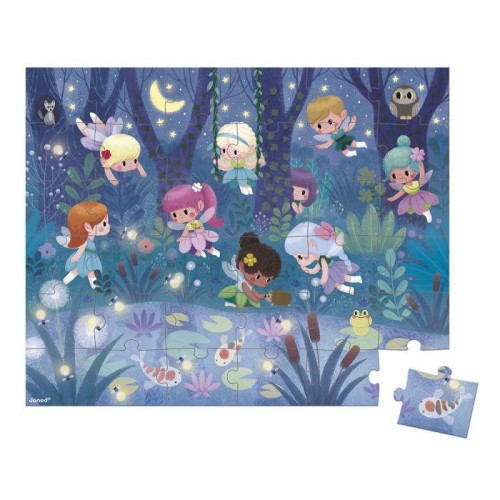 PUZLE HADAS Y NENUFARES 36 PCS