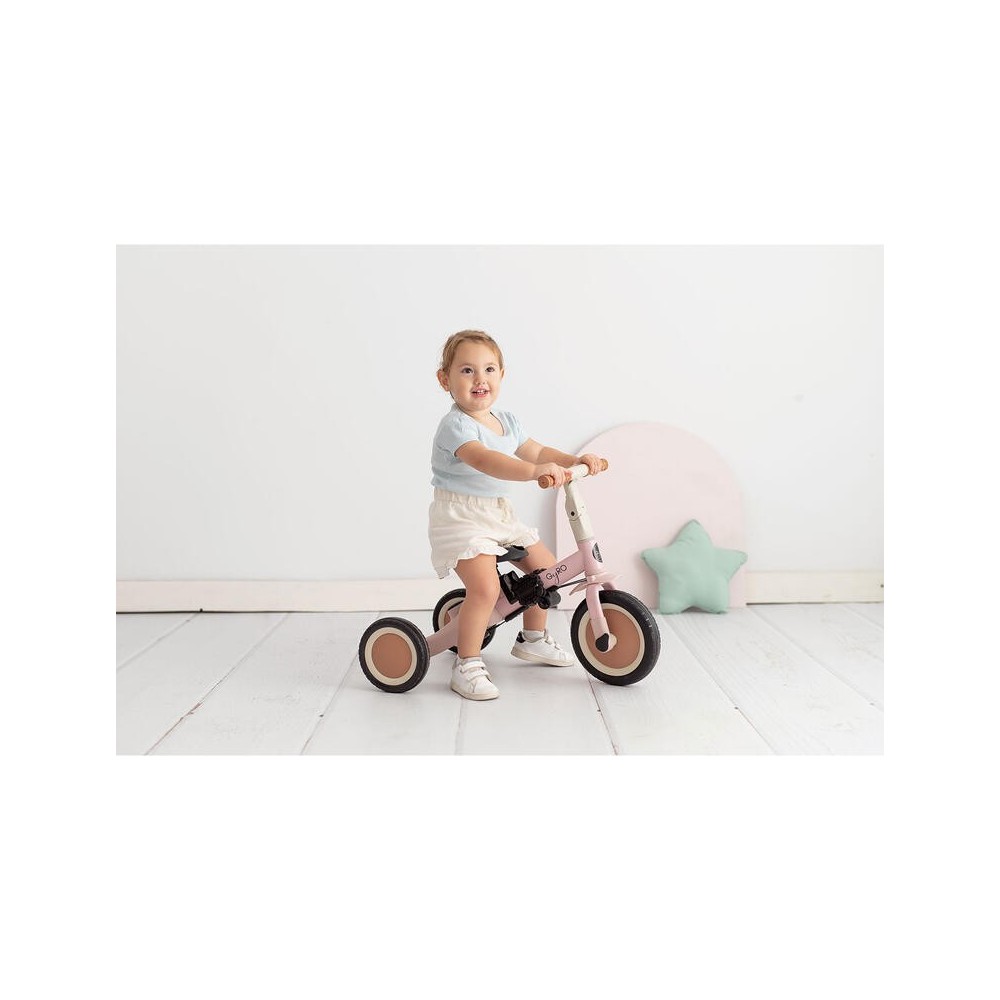 TRICICLO MULTIFUNCION GYRO ROSA