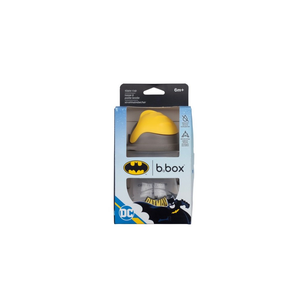 TAZA CON PAJITA FLEXIBLE BATMAN 2