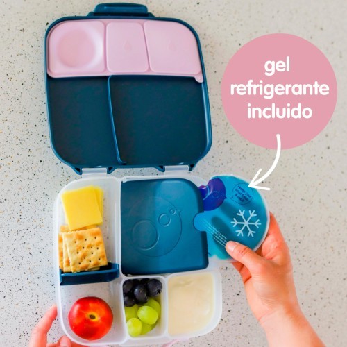 CAJA ALMUERZO CON GEL SUGAR PLUM