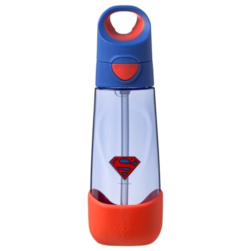 BOTELLA TRITAN PAJITA SUPERMAN