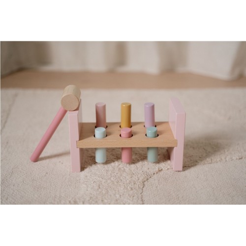 BANCO DE GOLPEO FAIRY GARDEN ROSA