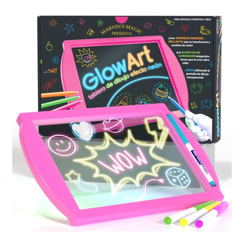 GLOW ART ROSA