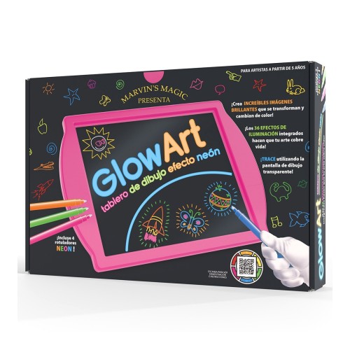 GLOW ART ROSA