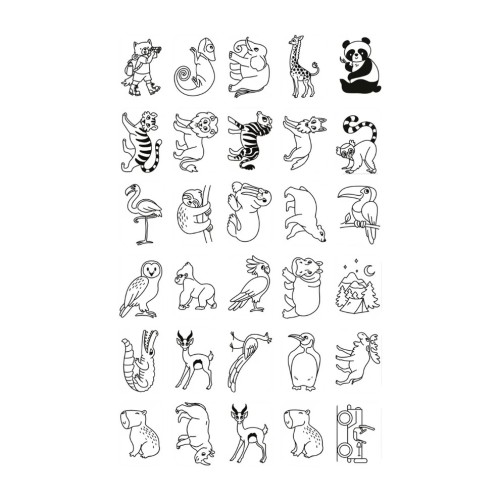 KIDY DRAW MINI ANIMALES