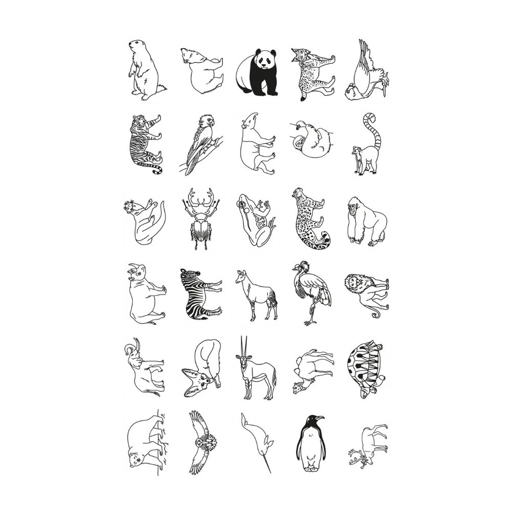 KIDY DRAW MINI MUNDO ANIMALES