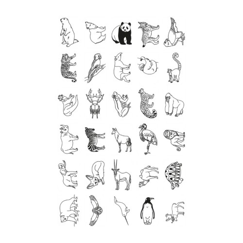 KIDY DRAW MINI MUNDO ANIMALES