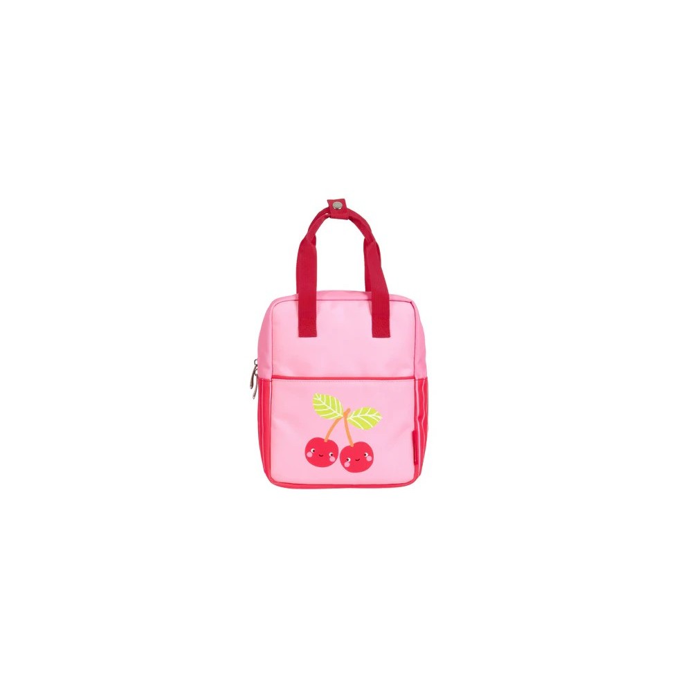 MOCHILA CUADRADA CEREZAS 2