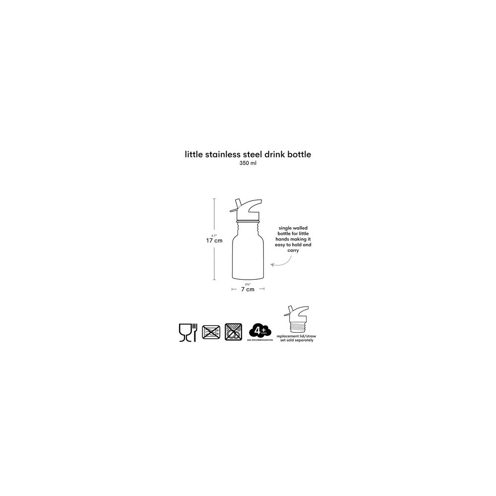 BOTELLA ACERO MINI 350 CEREZAS