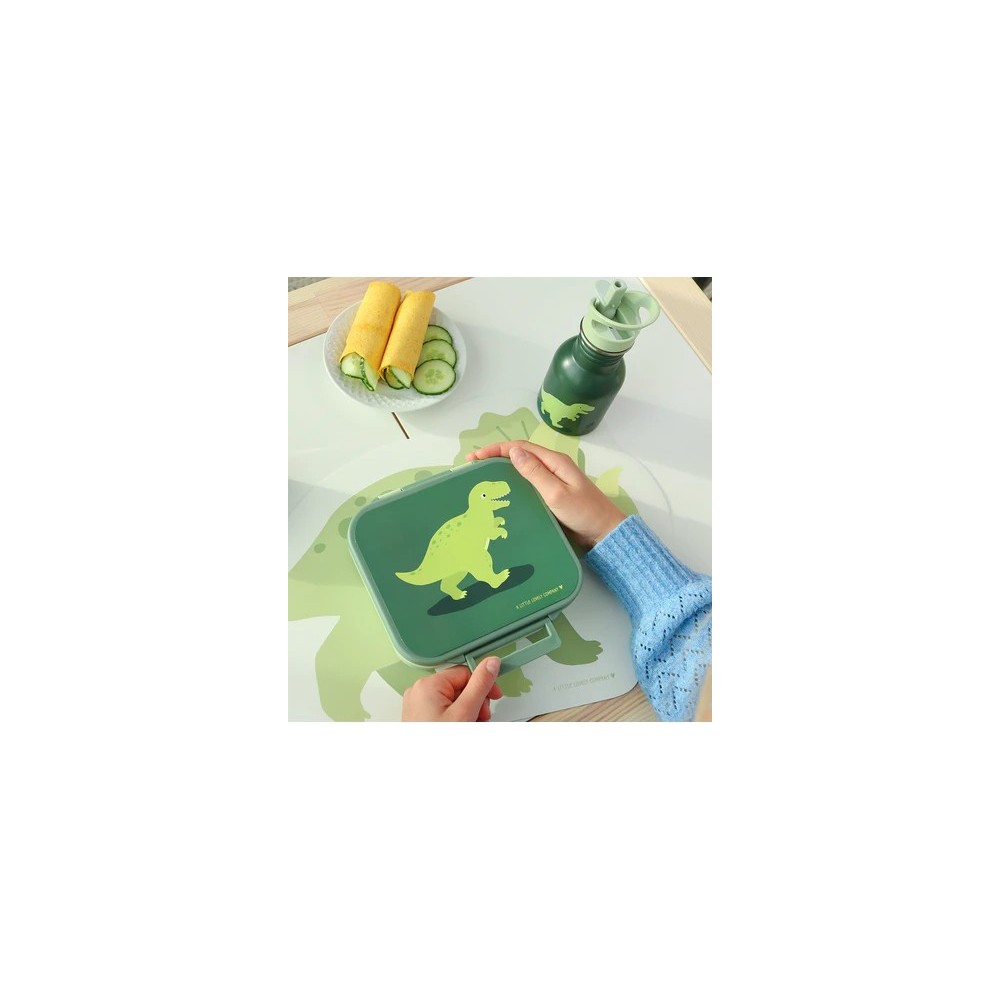 CAJA ALMUERZO VERDE DINO