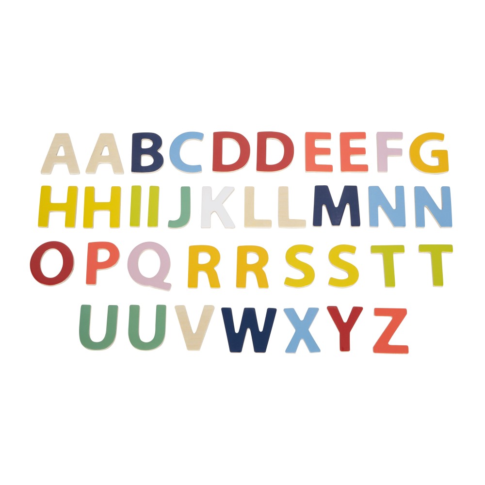 LETRAS MAGNETICAS COLORES UN