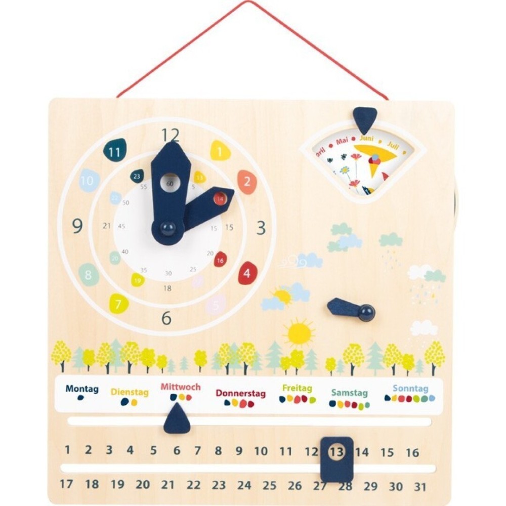 RELOJ DIDACTICO CON CALENDARIO