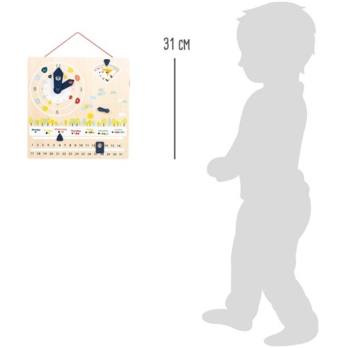 RELOJ DIDACTICO CON CALENDARIO