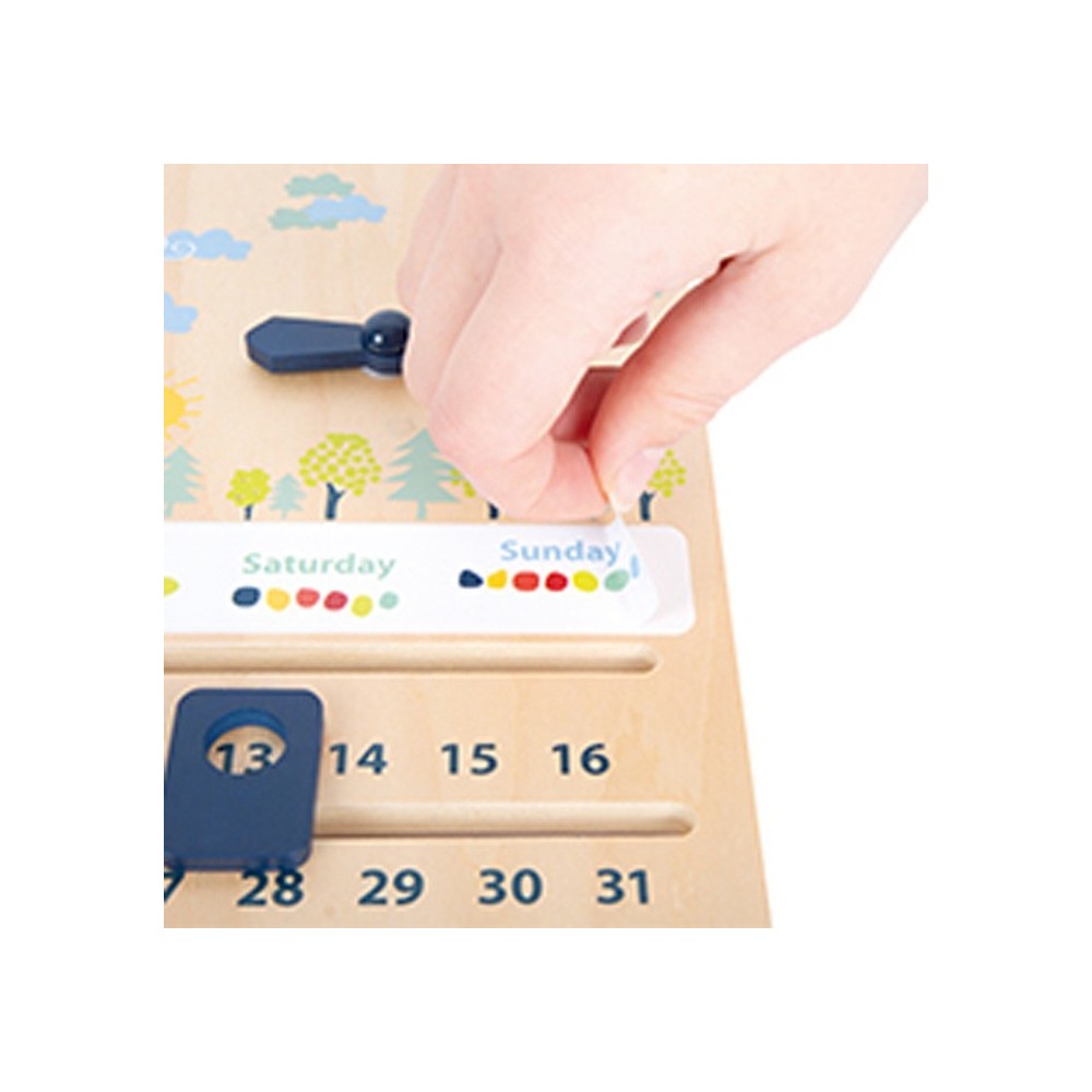 RELOJ DIDACTICO CON CALENDARIO