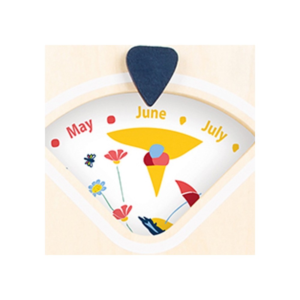 RELOJ DIDACTICO CON CALENDARIO