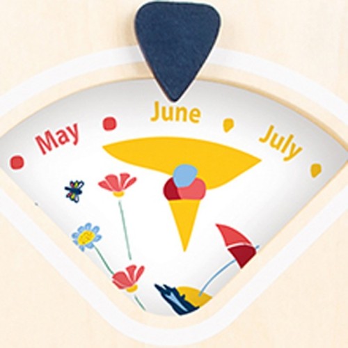 RELOJ DIDACTICO CON CALENDARIO