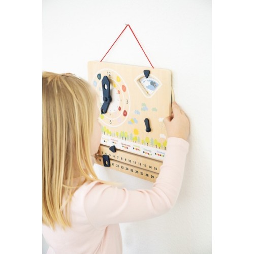 RELOJ DIDACTICO CON CALENDARIO