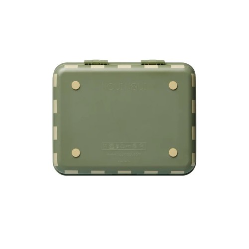 CAJA ALMUERZO CON 3 BANDEJAS VERDE