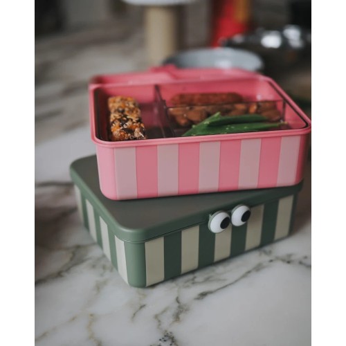 CAJA ALMUERZO CON 3 BANDEJAS VERDE