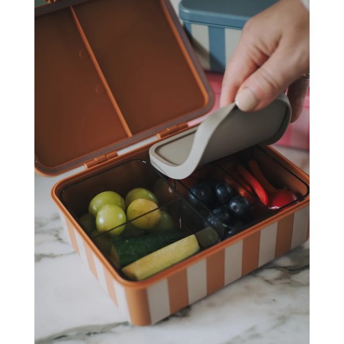 CAJA ALMUERZO CON 3 BANDEJAS BLUE