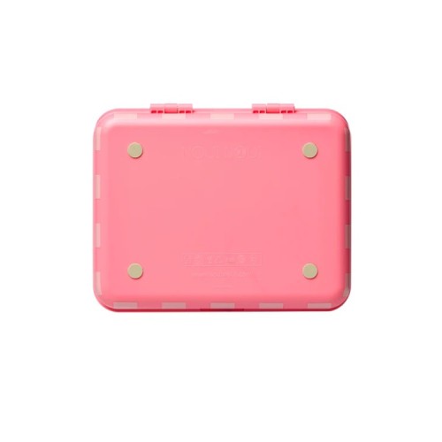 CAJA ALMUERZO CON 3 BANDEJAS ROSA
