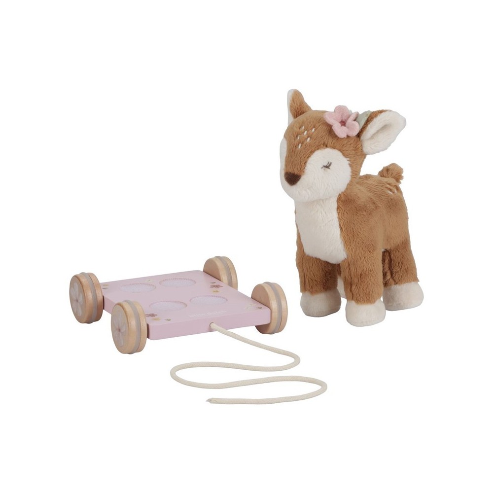 ARRASTRE CIERVO PELUCHE FAIRY ROSA