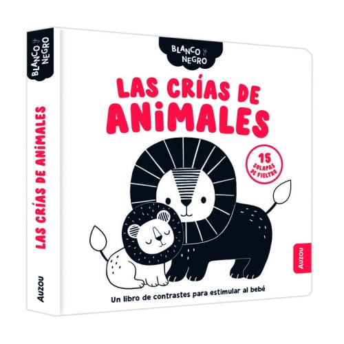 LAS CRIAS DE ANIMALES BL Y NEGRO