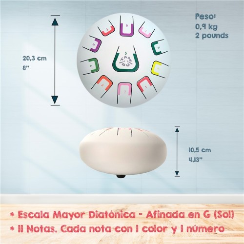 TAMBU 8 11 NOTAS BLANCO MATE BL