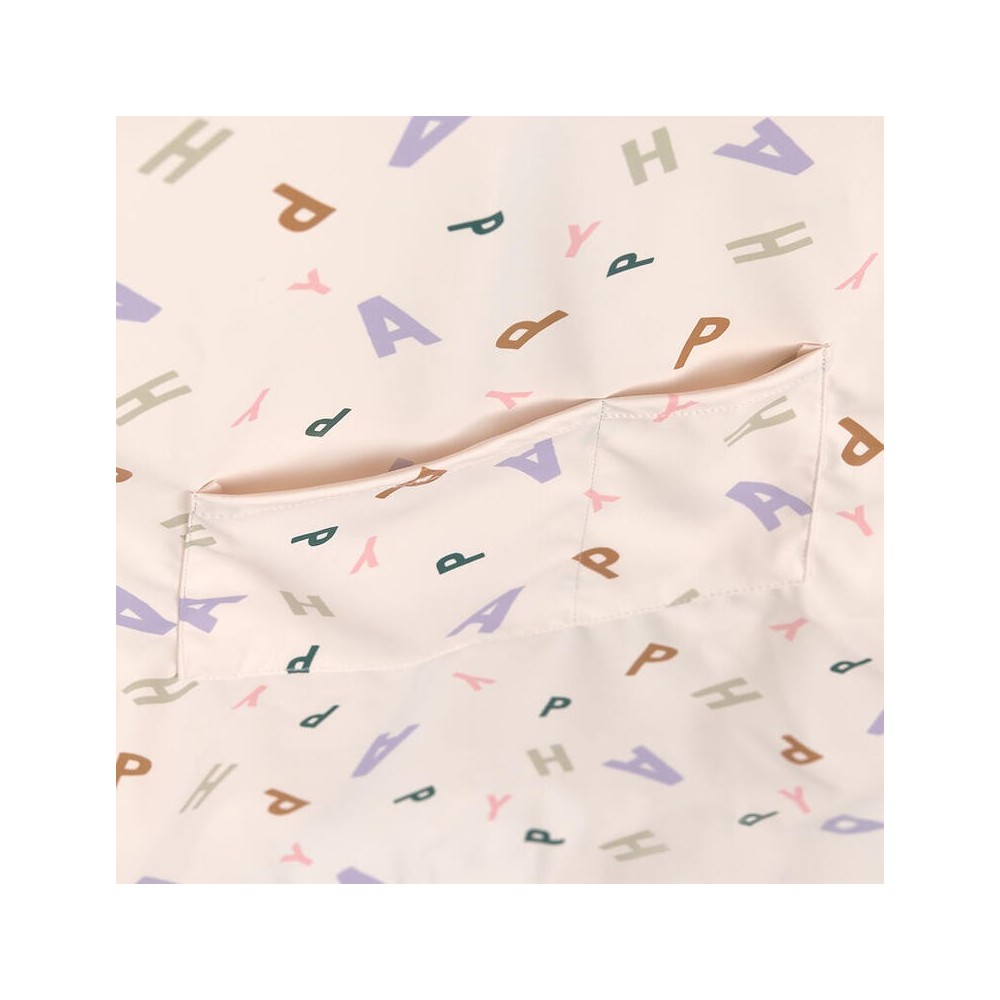 LONG SLEVE APRON LILA