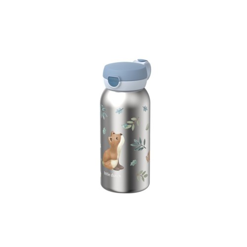 BOTELLA FLIP CAP ACERO FOREST AZUL