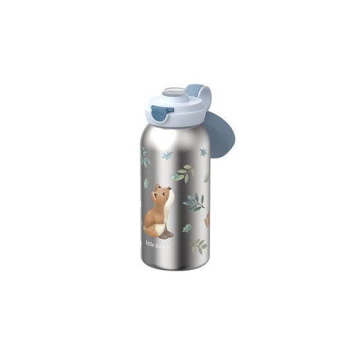 BOTELLA FLIP CAP ACERO FOREST AZUL