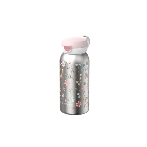 BOTELLA FLIP CAP ACERO FAIRY ROSA